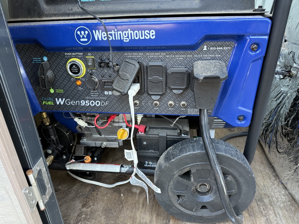 Automating a Westinghouse generator to work with the EG4 18kPV