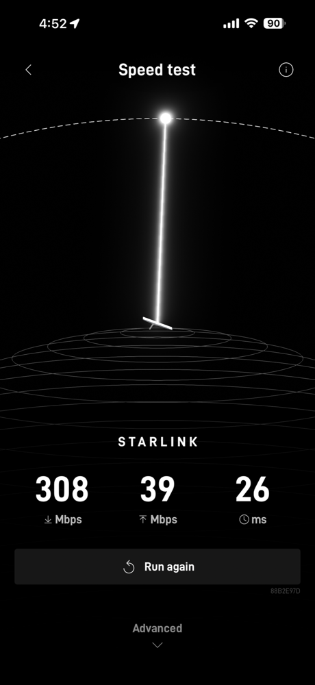 Monitoring internet speed data on a dashboard